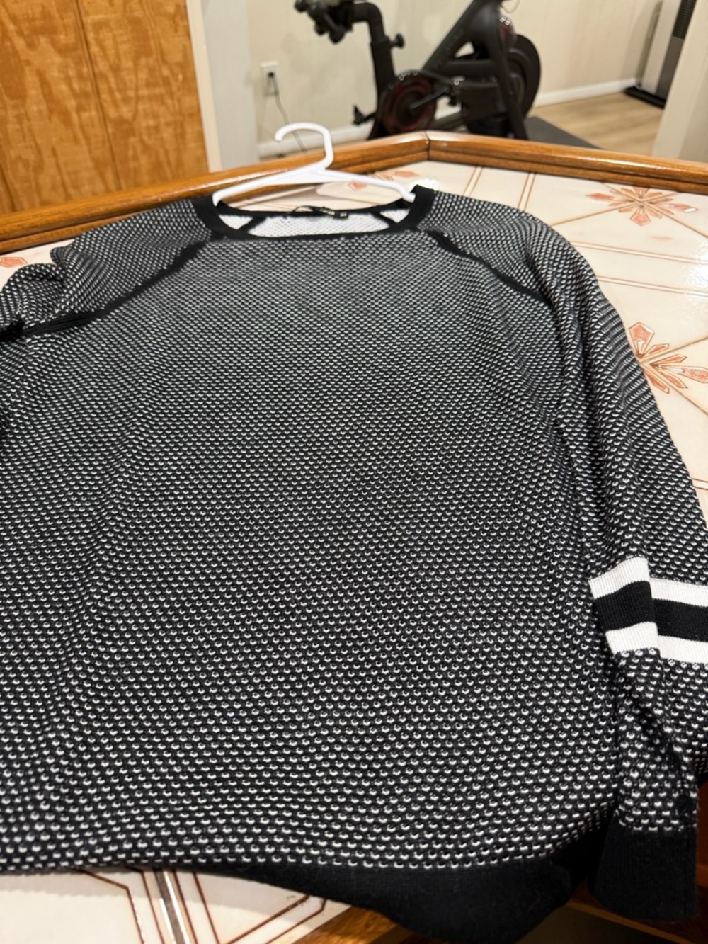 rag & bone/JEAN Textured Knit Raglan Sweater - Picture 5 of 6